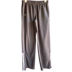Under Armour Gray All Season Track Pants w/ Zipper Ankle Men's Size Small
